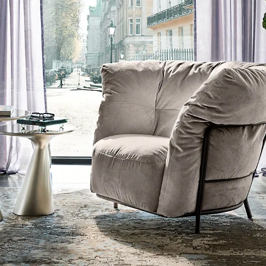 Margaret fabric armchair by Cattelan Italia