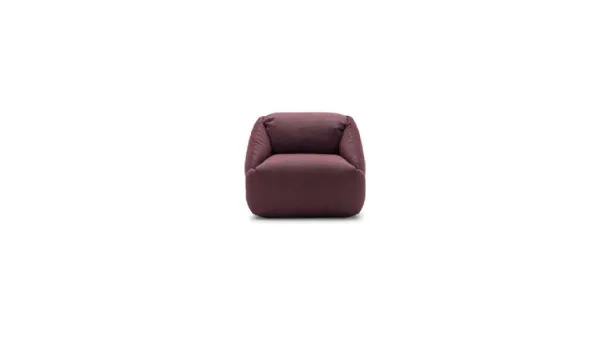 Upholstered fabric armchair Melville by Ditre Italia.