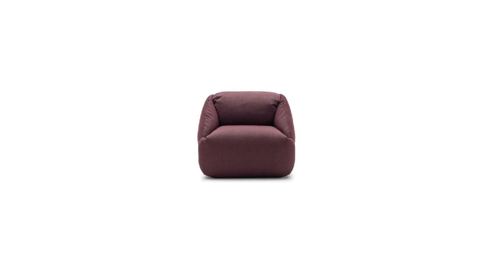 Upholstered fabric armchair Melville by Ditre Italia.