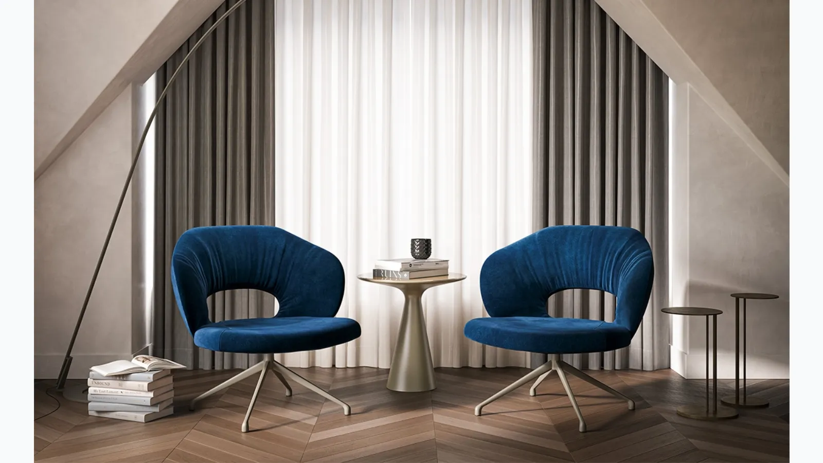 Miranda Lounge Armchair by Cattelan Italia