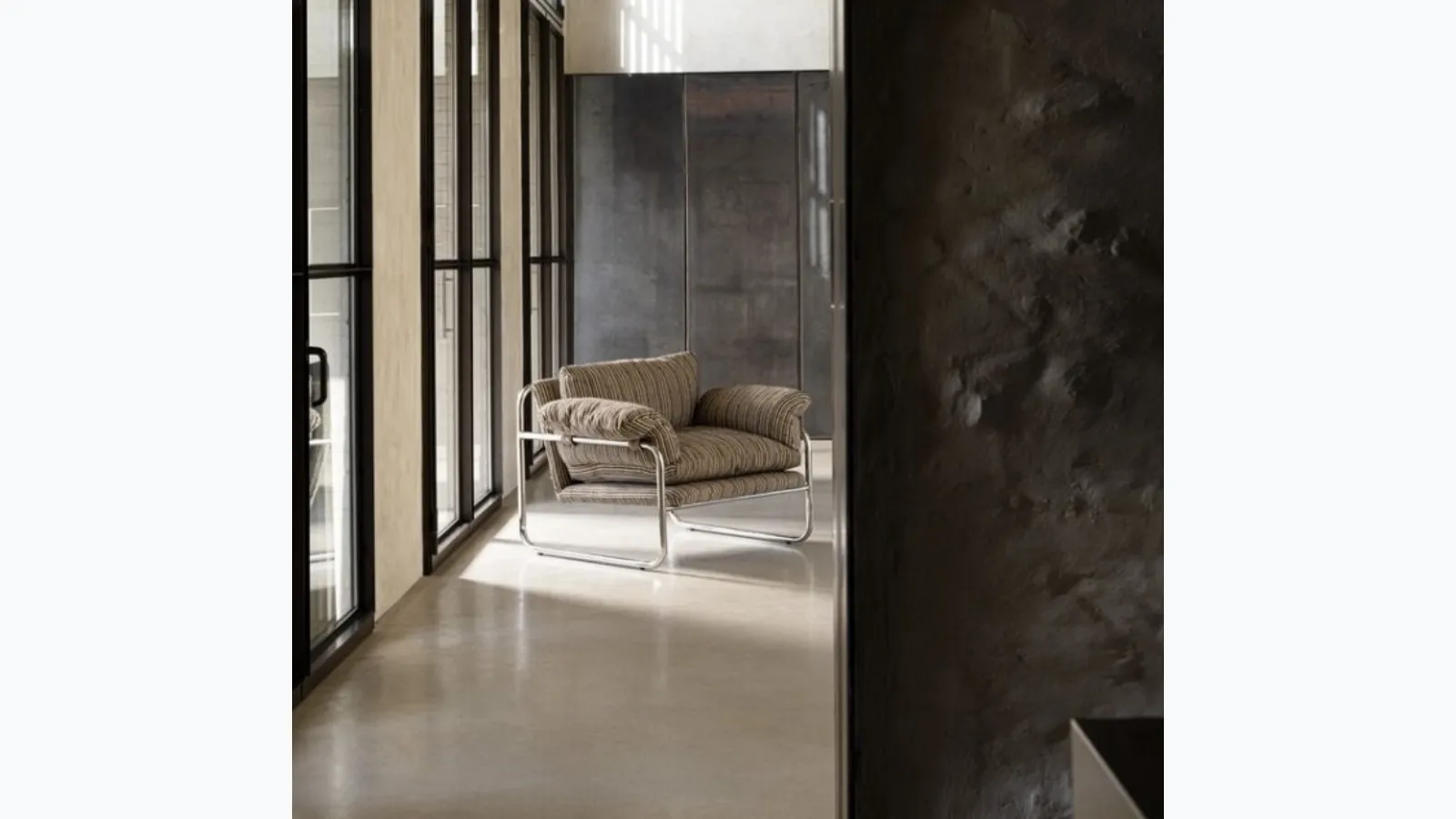 Morvana upholstered armchair by Bizzotto