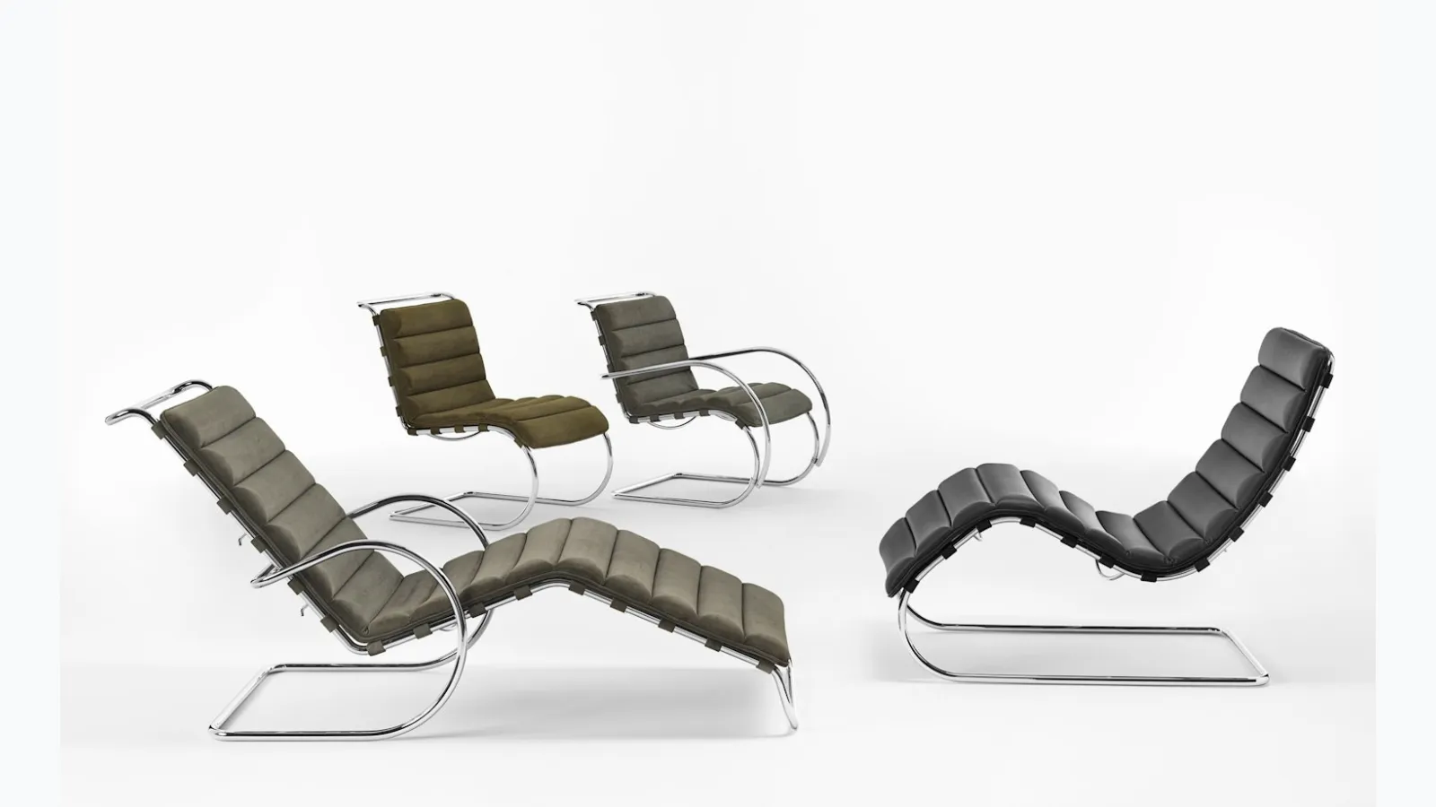 MR Chaise Lounge armchair by Knoll.