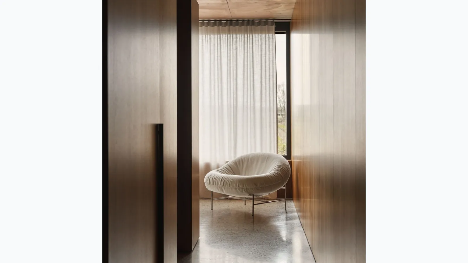 Perron Bun Upholstered Armchair by Knoll