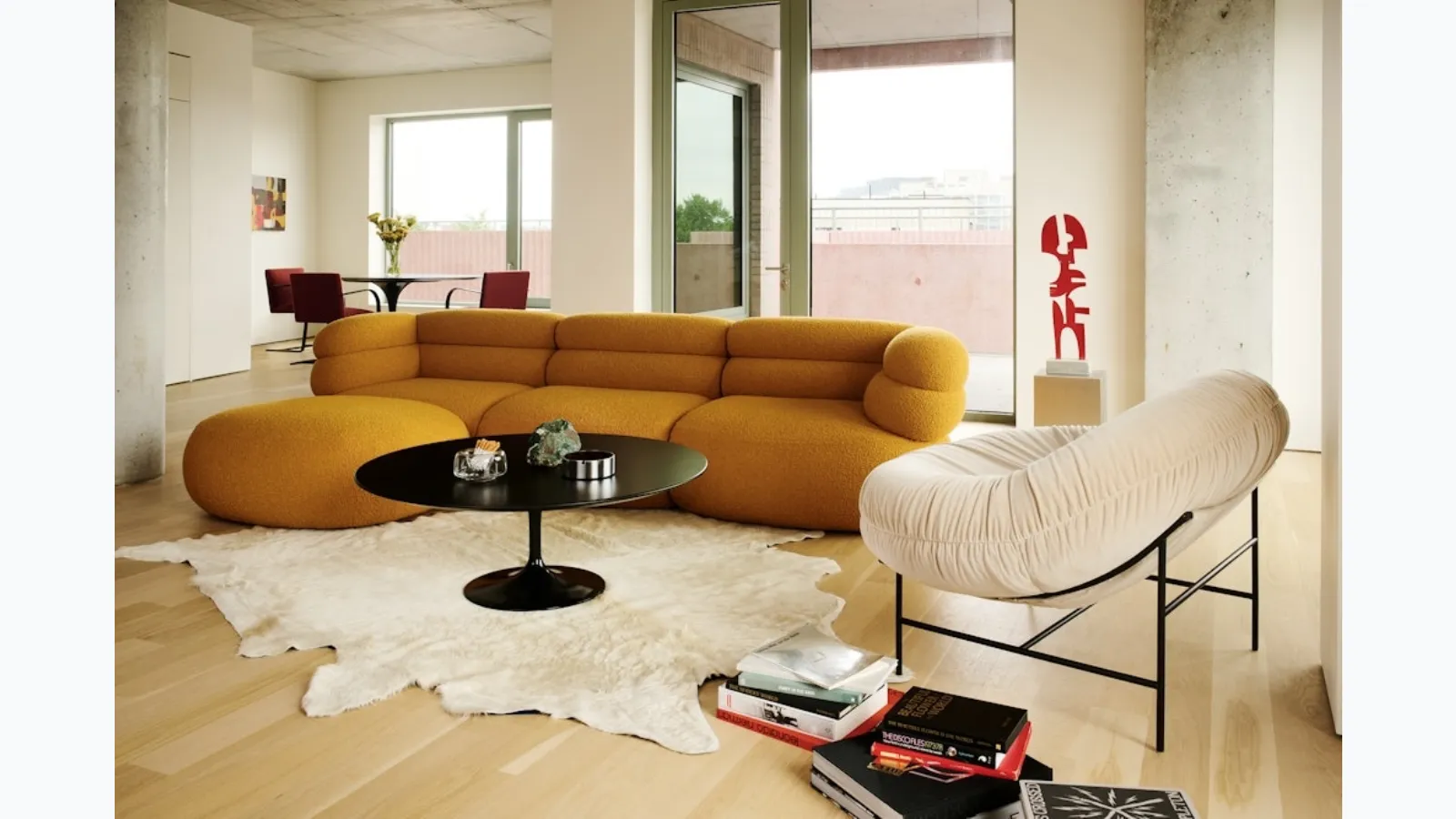 Upholstered armchair Perron Bun by Knoll