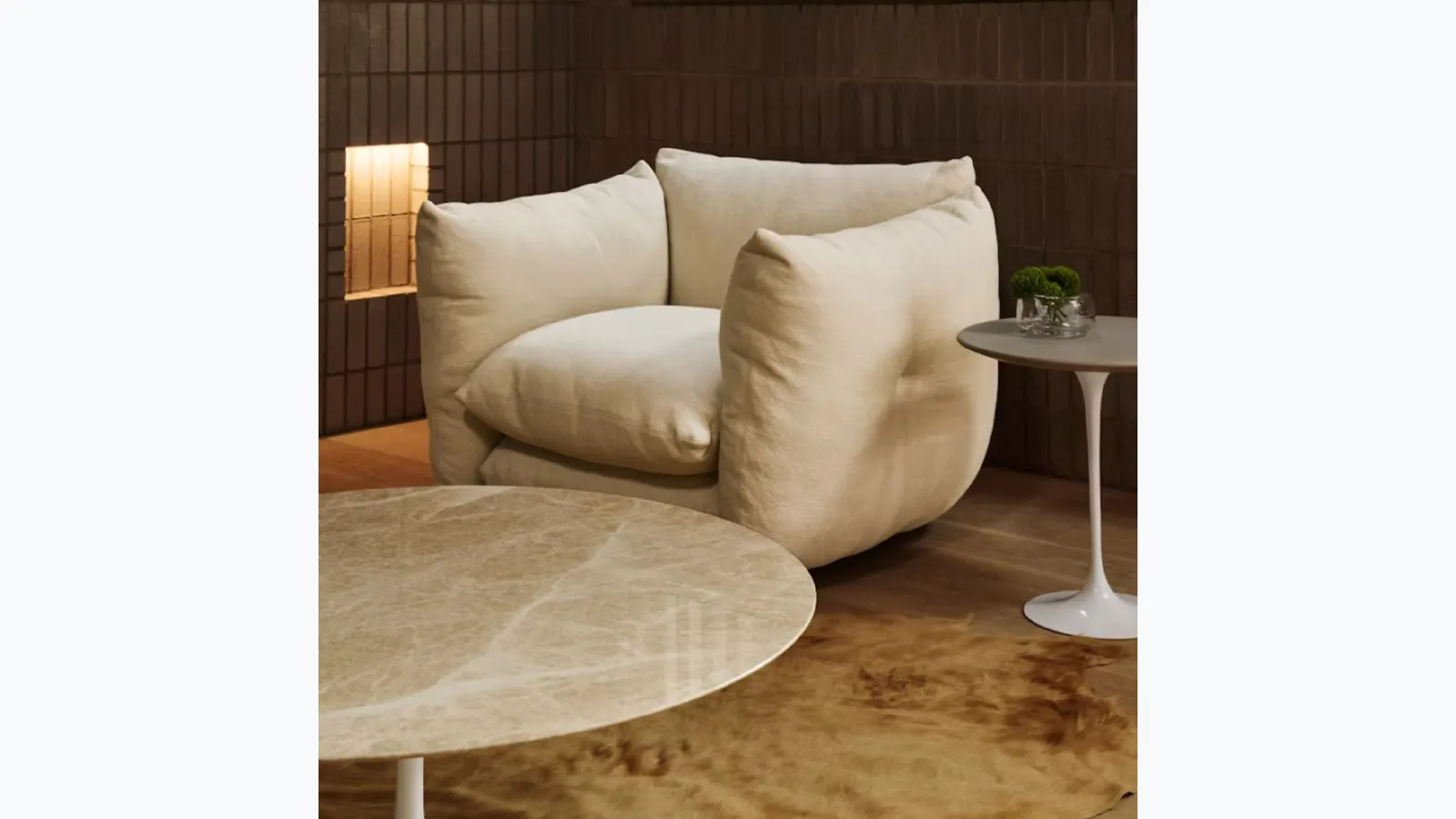 Knoll Pillows Armchair