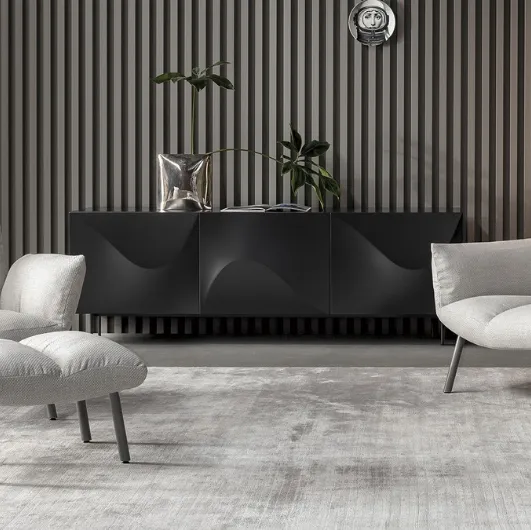 Pil armchair upholstered in fabric by Bonaldo.