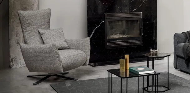 Relax armchair in Calligaris' Polse fabric.