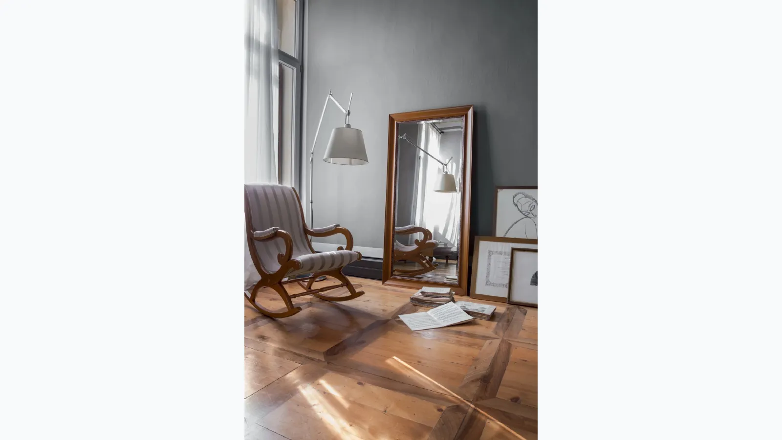 Rosemary rocking armchair by Tonin Casa