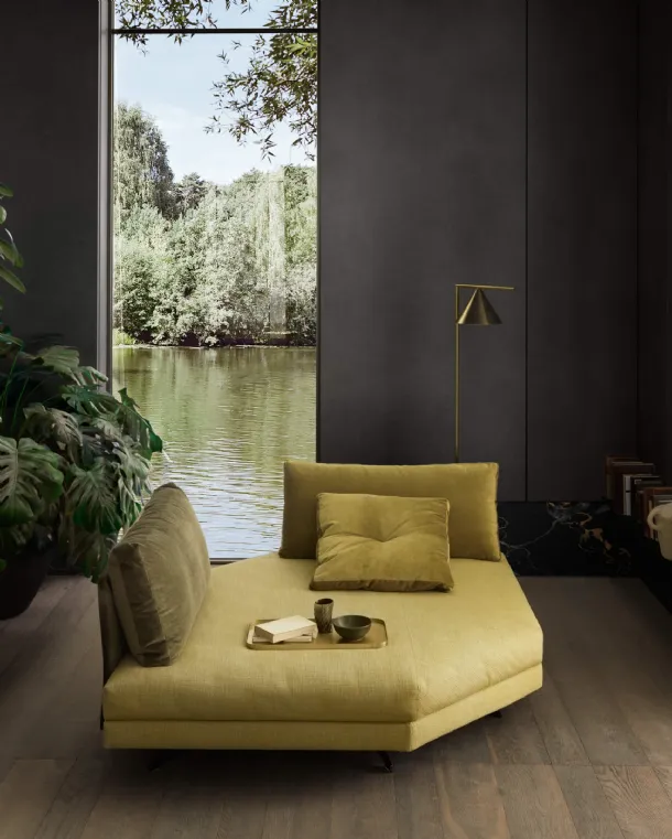 Stone Chaise Longue Armchair by Valentini