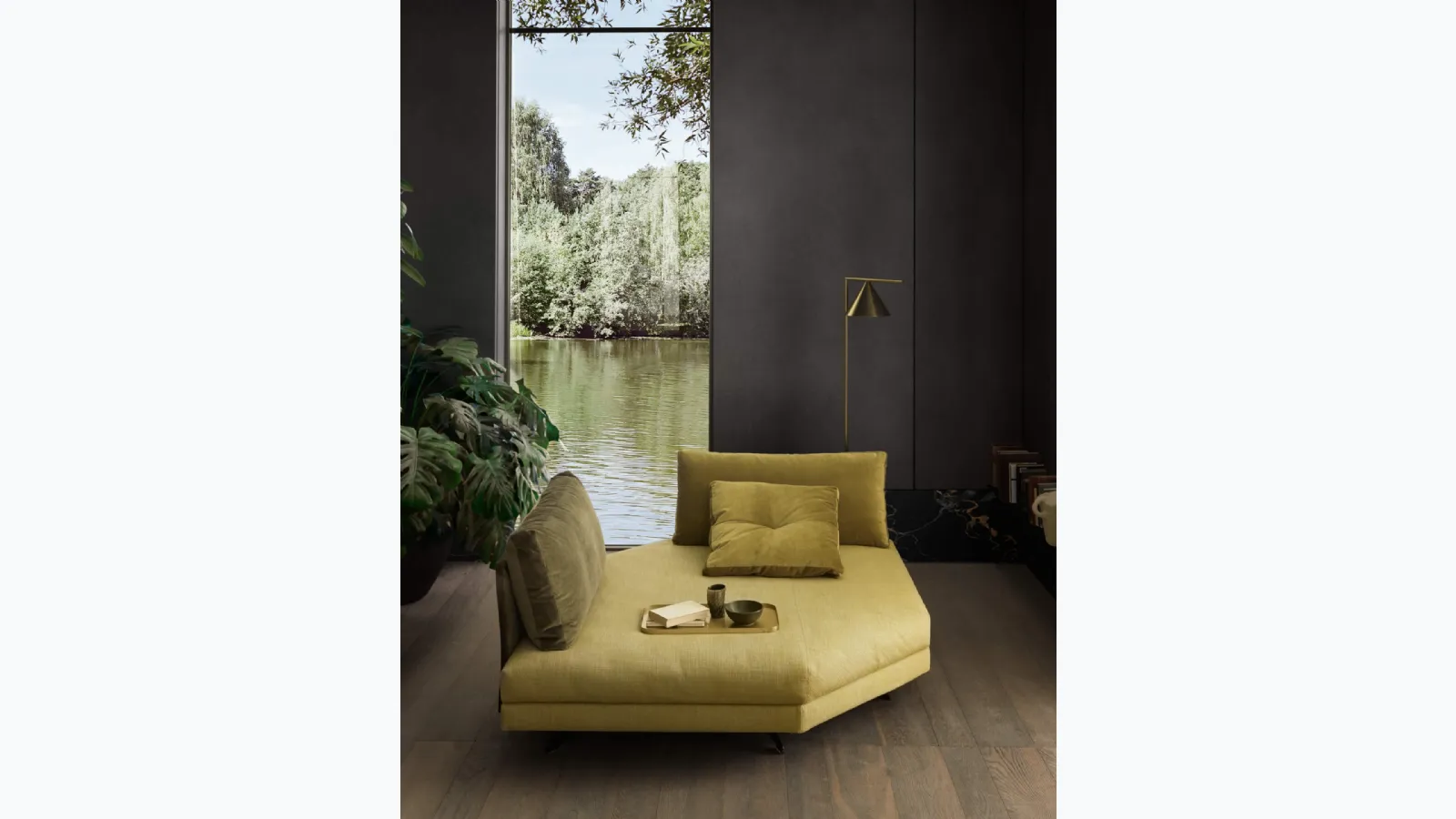 Stone Chaise Longue Armchair by Valentini