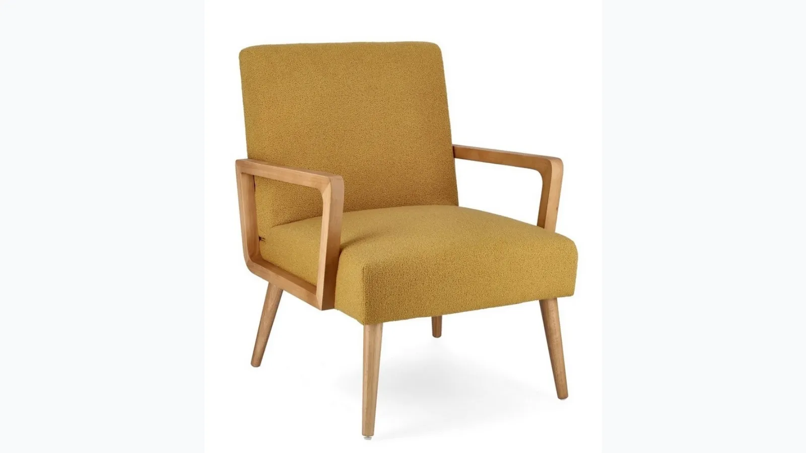 Veriana fabric and wood armchair by Bizzotto.