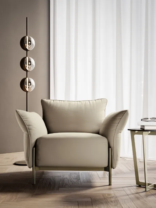 Victor armchair by Bontempi