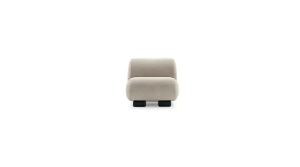 Wallaby armchair in upholstered fabric by Ditre Italia.
