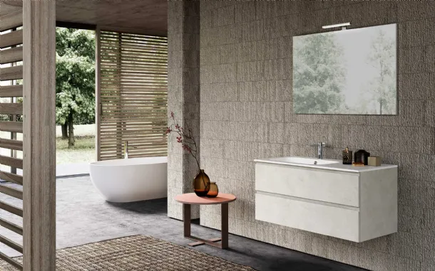 Bathroom Vanity Block Slim C39 by Azzurra