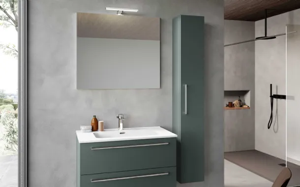 Bathroom Cabinet Block Slim C41 by Azzurra