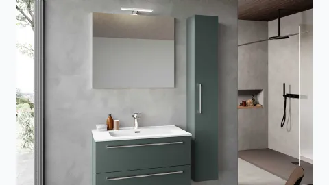 Bathroom Cabinet Block Slim C41 by Azzurra