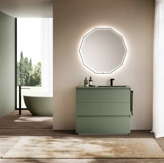 Bathroom Cabinet Block System Syntesi C22 by Baxar