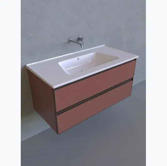 Bloom 105 bathroom vanity unit by Flaminia