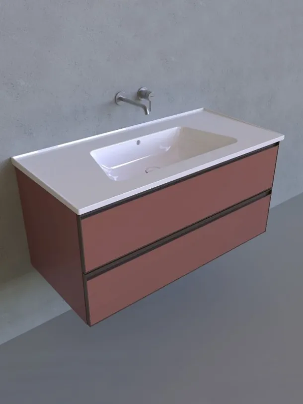 Bloom 105 bathroom vanity unit by Flaminia