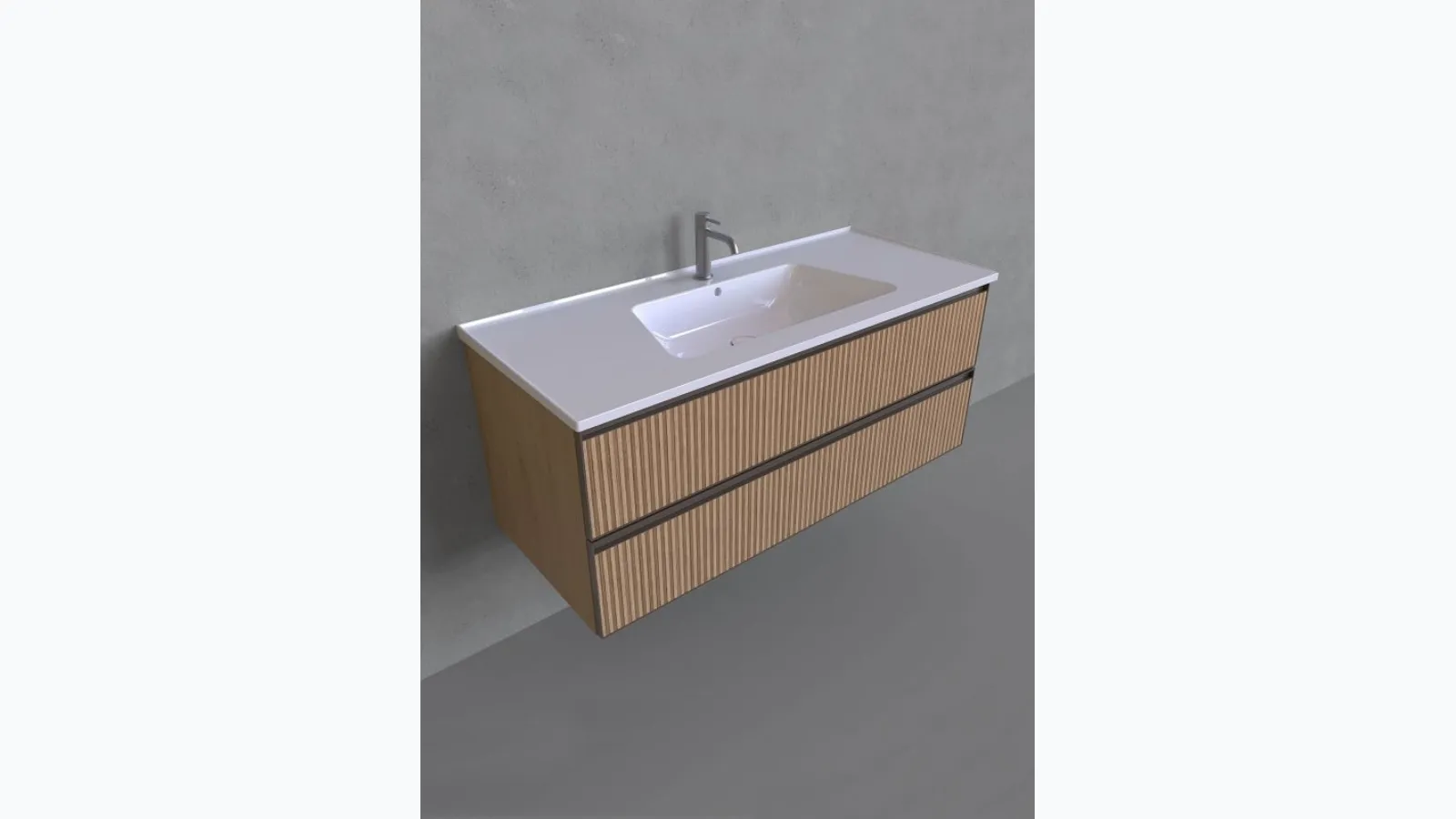 Bloom 120 bathroom vanity unit by Flaminia