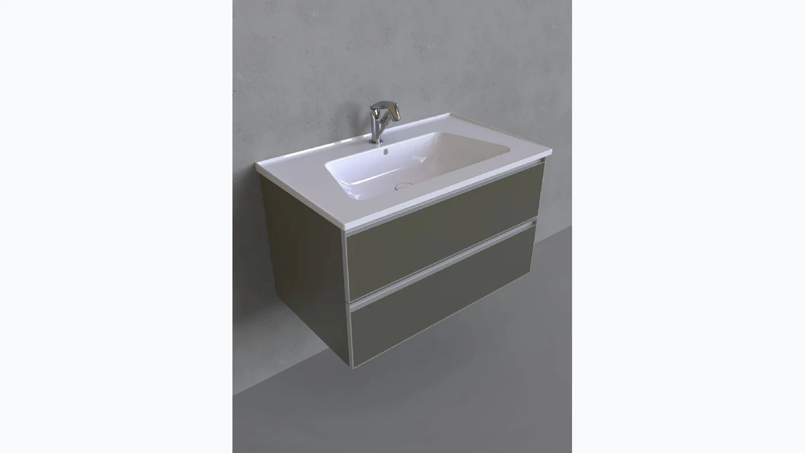 Bloom 85 Bathroom Vanity Unit by Flaminia.
