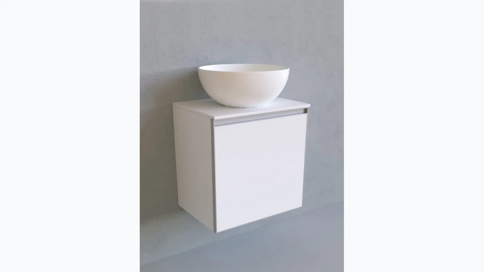 Floating bathroom cabinet Cubika 37 cm 50 by Flaminia.