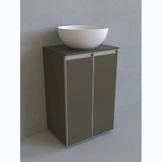 Ground bathroom cabinet Cubika 37 cm 50 Flaminia