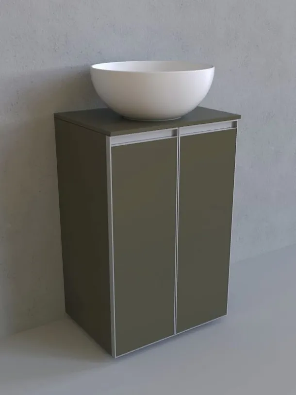 Ground bathroom cabinet Cubika 37 cm 50 Flaminia