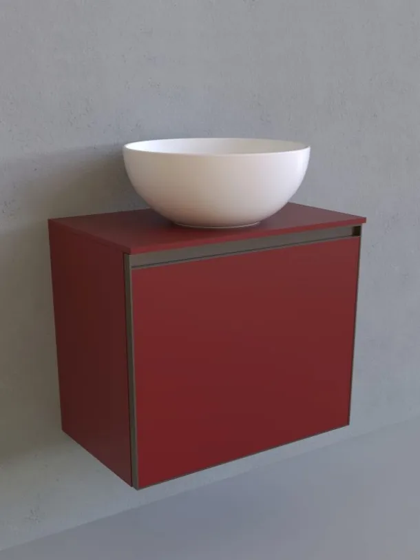 Cubika 37 cm 60 suspended bathroom unit by Flaminia