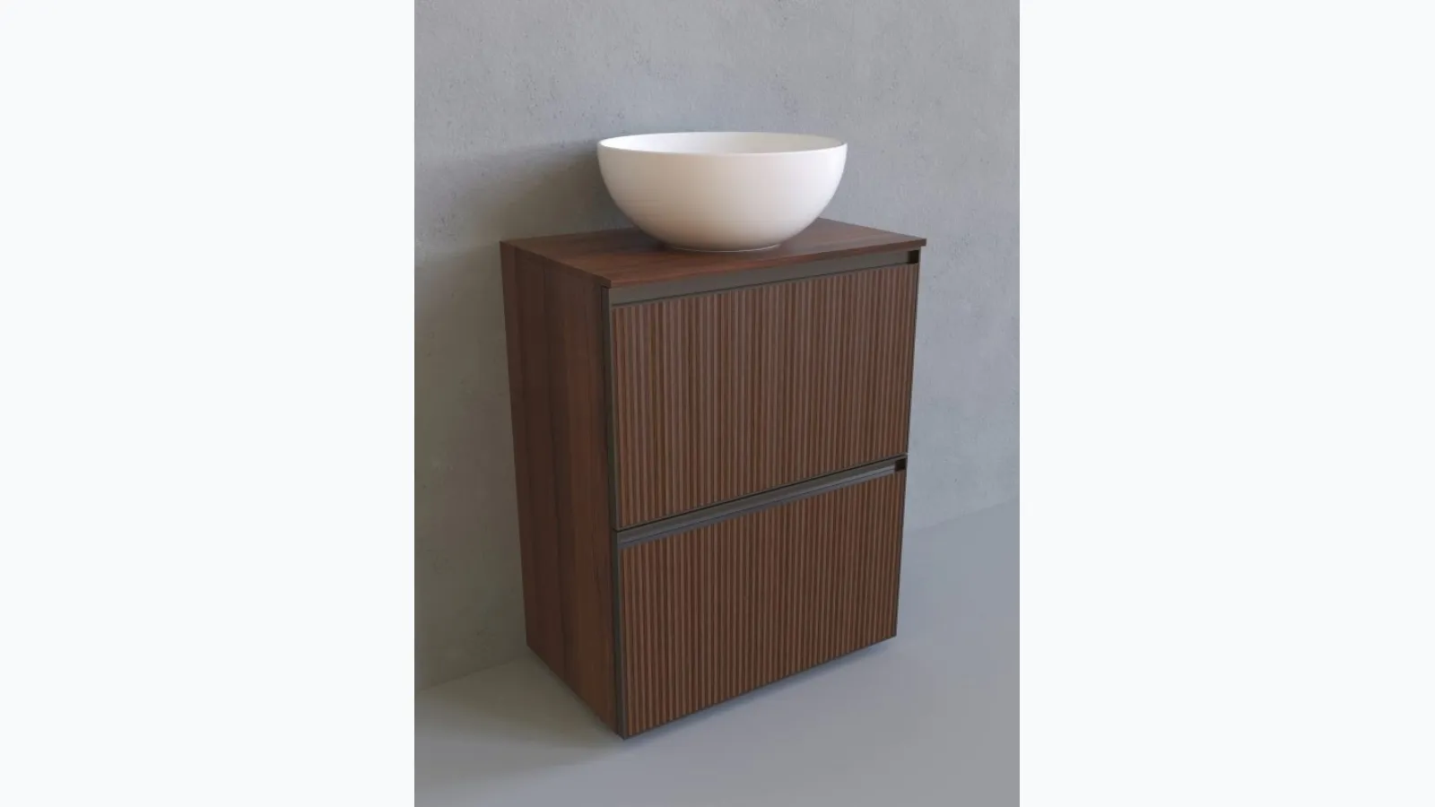 Cubika freestanding 37 cm 60 Bathroom Mobile by Flaminia