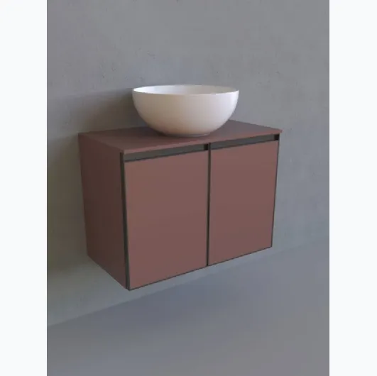Suspended Bathroom Vanity Cubika 37 cm 70 by Flaminia
