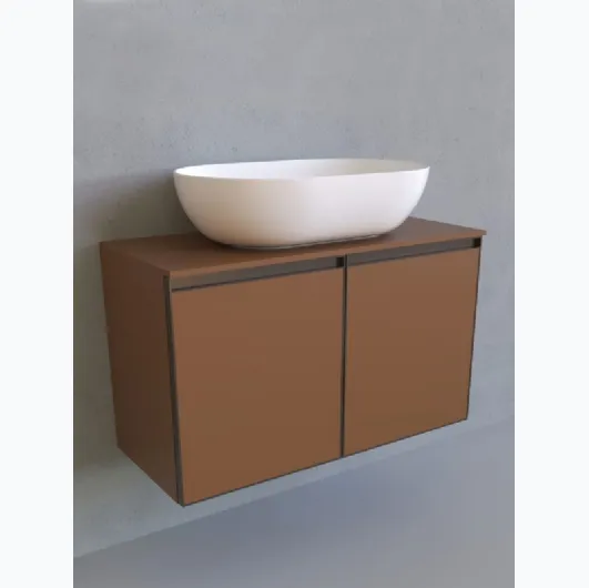 Cubika 37 cm 85 Suspended Bathroom Unit by Flaminia