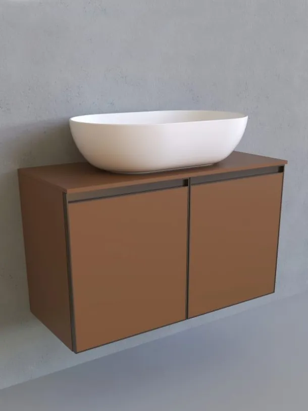 Cubika 37 cm 85 Suspended Bathroom Unit by Flaminia
