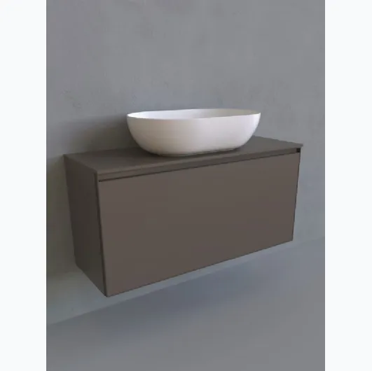 Cubika 37 cm 105 suspended bathroom cabinet by Flaminia