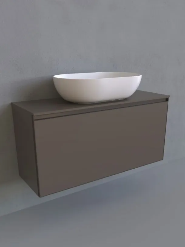 Cubika 37 cm 105 suspended bathroom cabinet by Flaminia