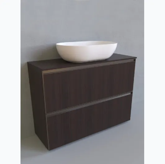 Bathroom cabinet Cubika 37 cm 105 by Flaminia.