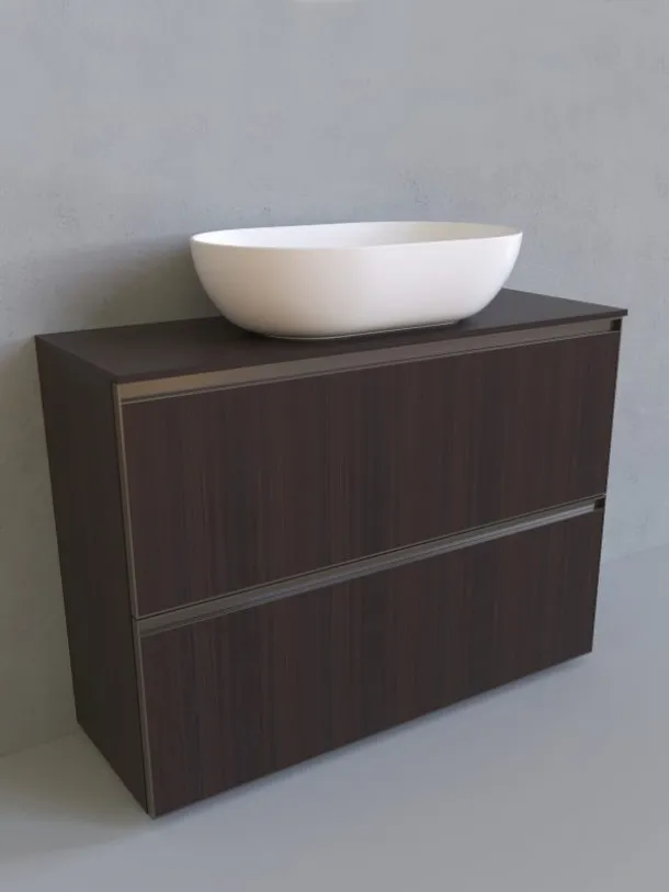 Bathroom cabinet Cubika 37 cm 105 by Flaminia.
