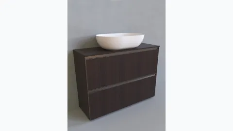 Bathroom cabinet Cubika 37 cm 105 by Flaminia.