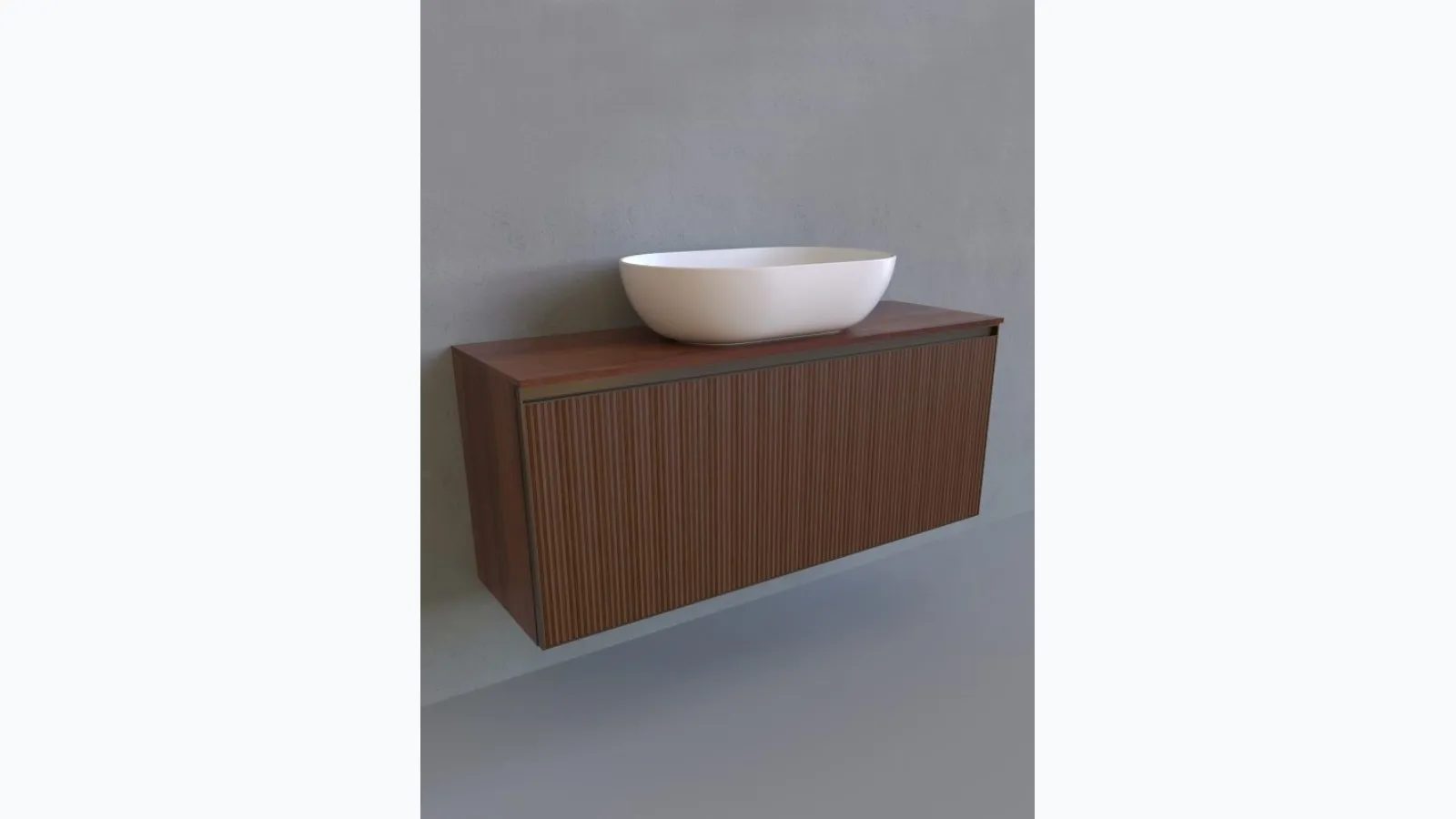 Cubika 37 cm 120 suspended Bathroom Vanity by Flaminia