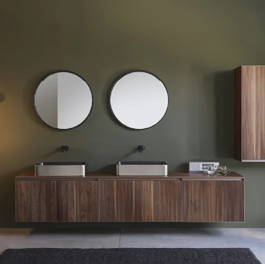 Suspended Bathroom Vanity Cubika by Flaminia