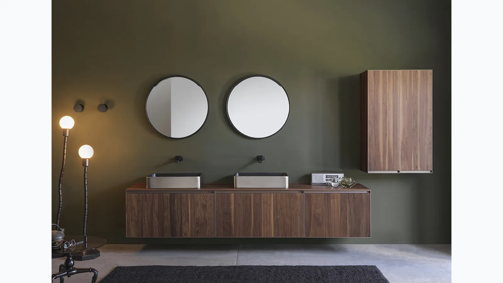 Suspended Bathroom Vanity Cubika by Flaminia