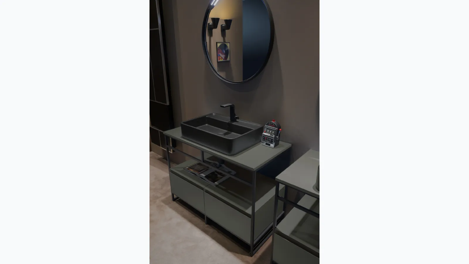 Denver floor-standing bathroom cabinet by Flaminia