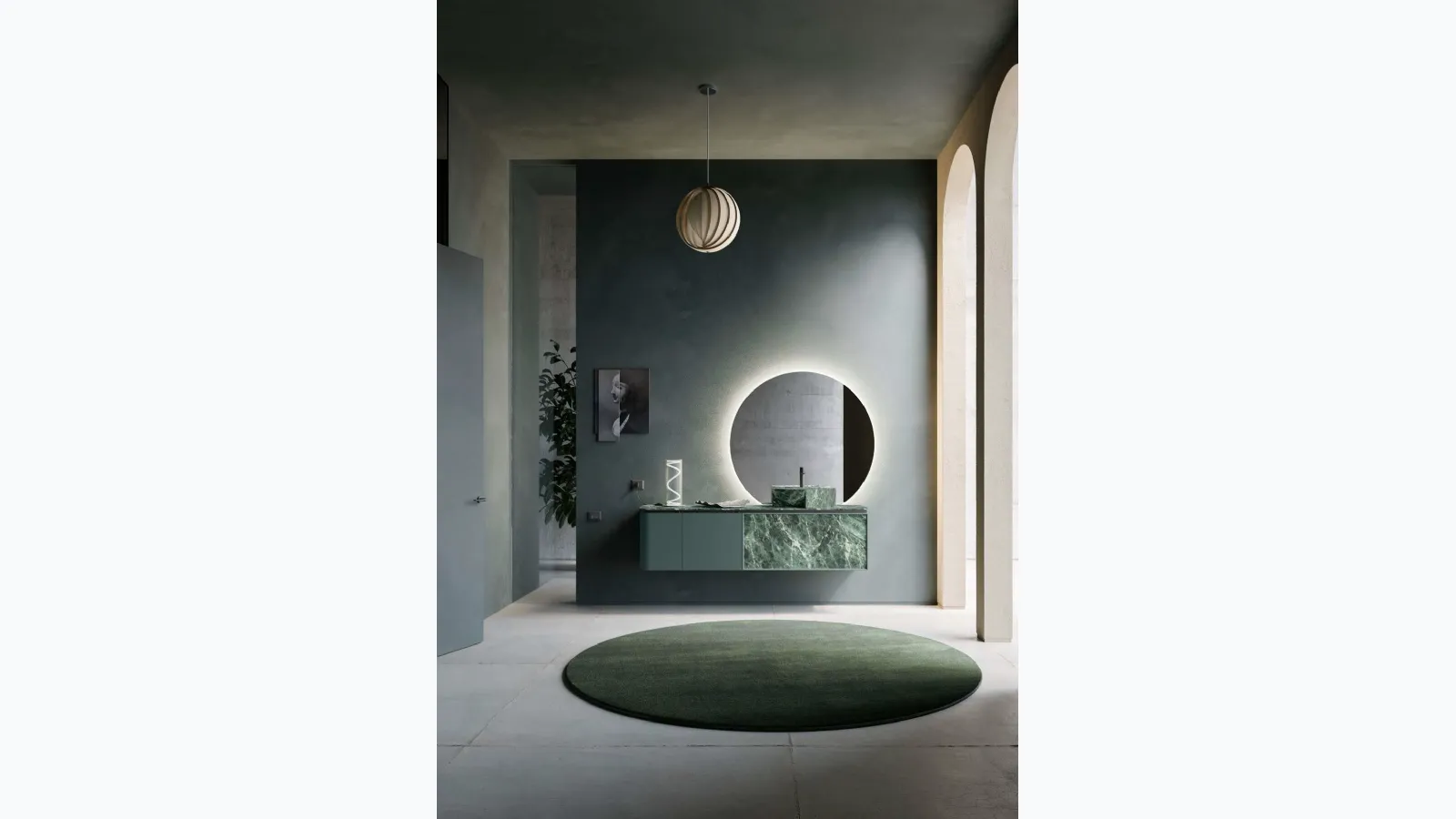 Suspended bathroom cabinet Des Evolution 05 by Cerasa
