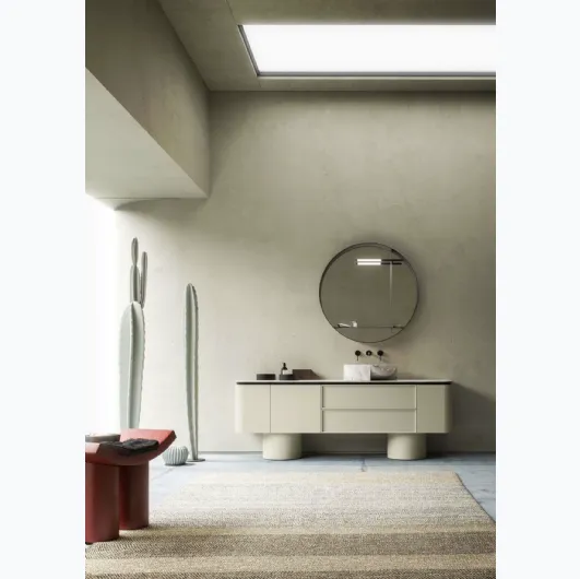 Floor-standing bathroom cabinet Des Evolution 08 by Cerasa