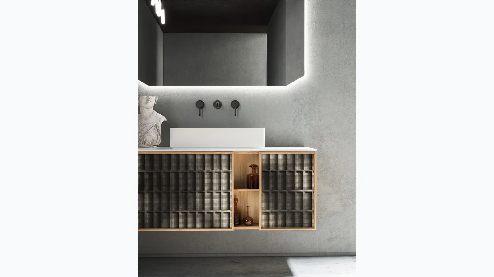 Bathroom cabinet Des Evolution Natural 01 by Cerasa