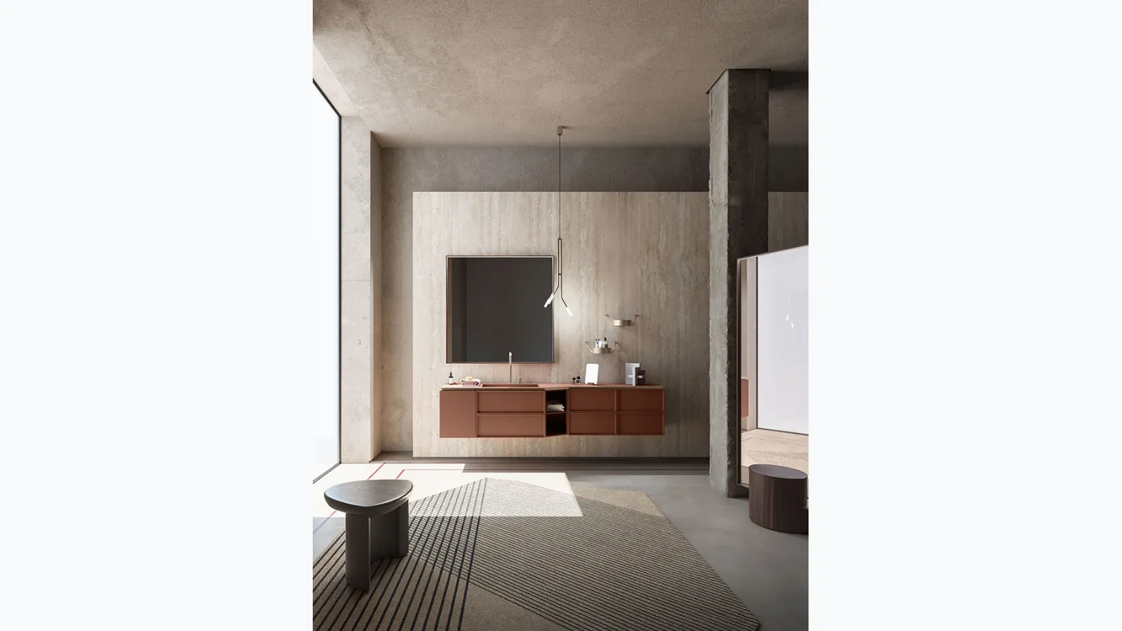 Bathroom mobile Des Evolution Sandstone 01 by Cerasa