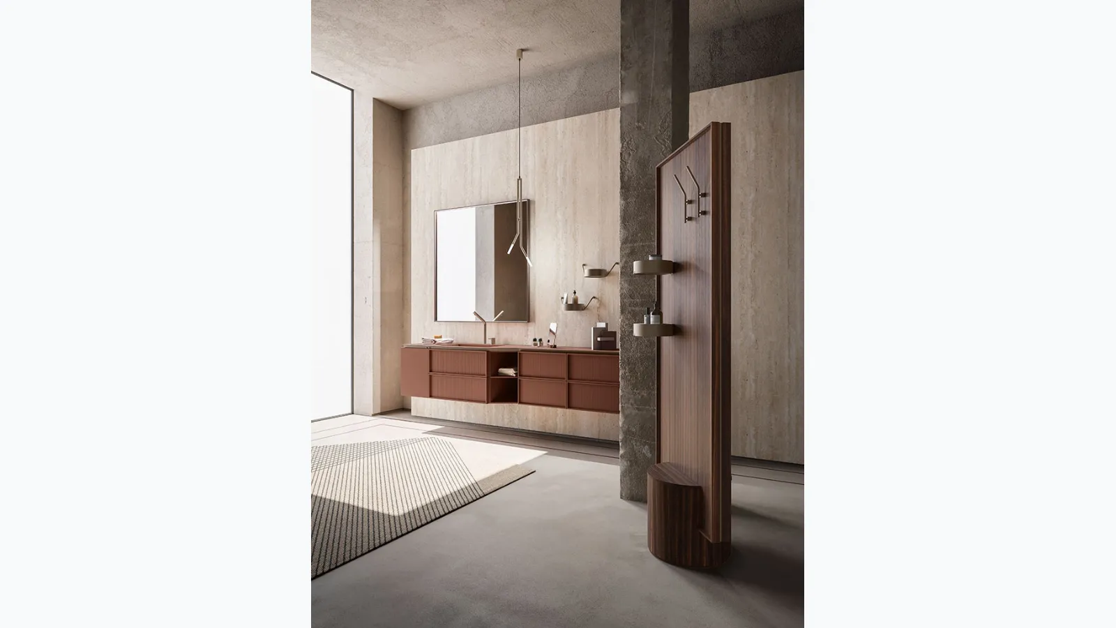 Bathroom furniture Des Evolution Sandstone 01 by Cerasa