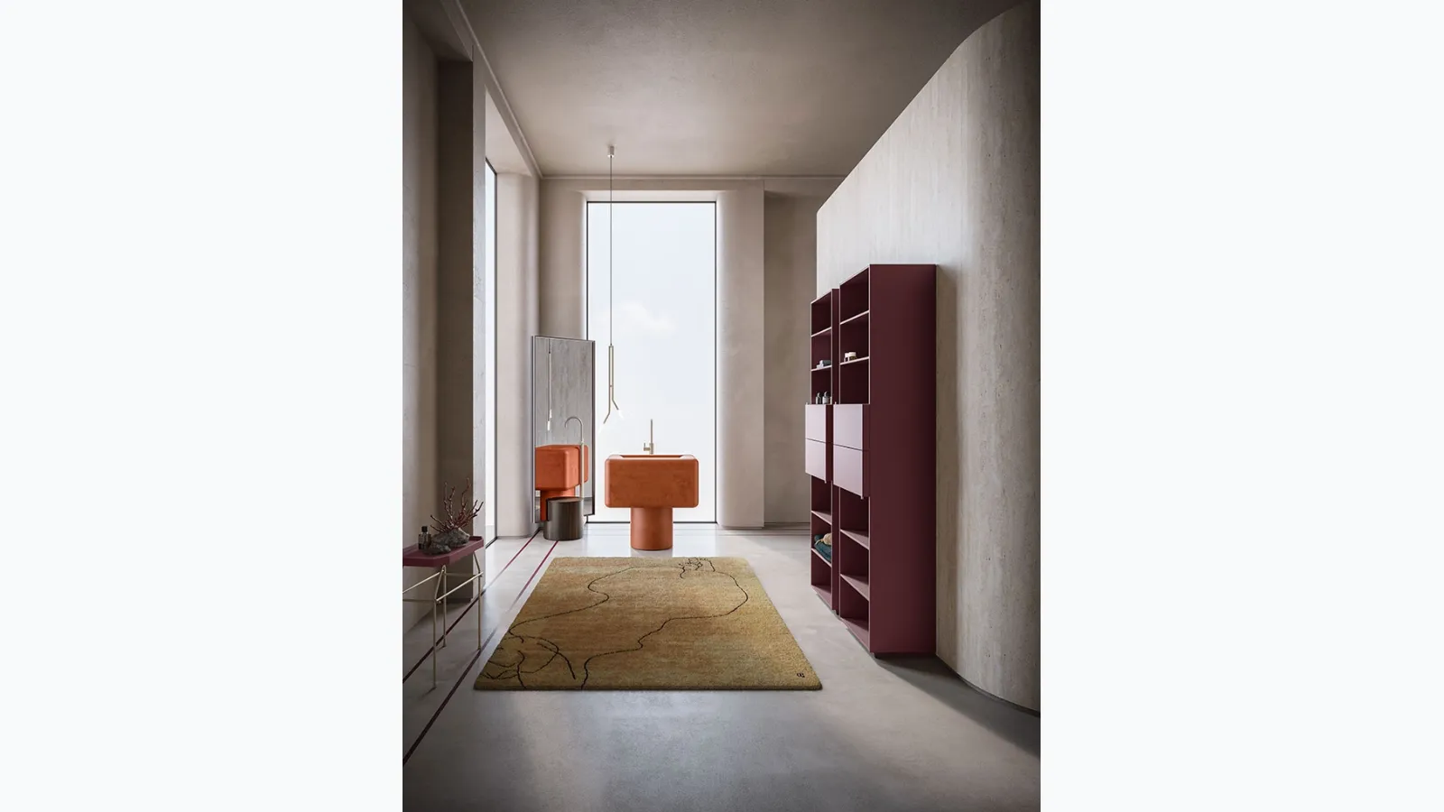 Freestanding Evolution Sandstone 02 Washbasin by Cerasa.