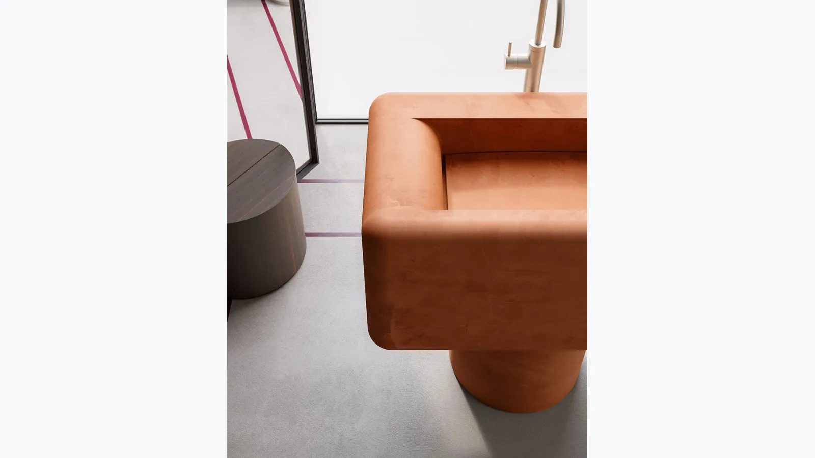 Freestanding sink Des Evolution Sandstone 02 by Cerasa