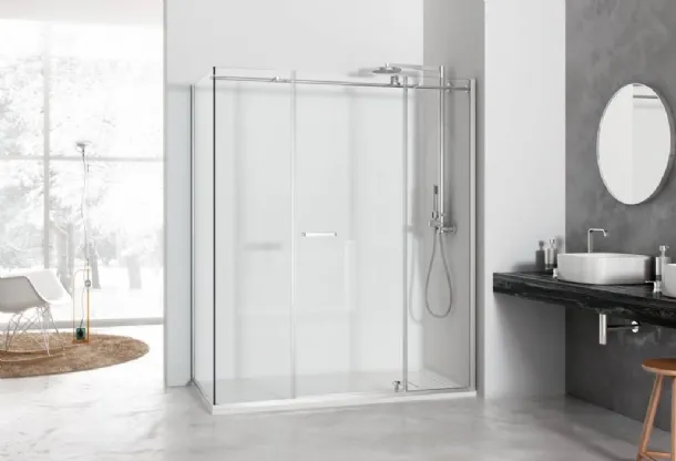 Evo Hinged Shower Box by Megius